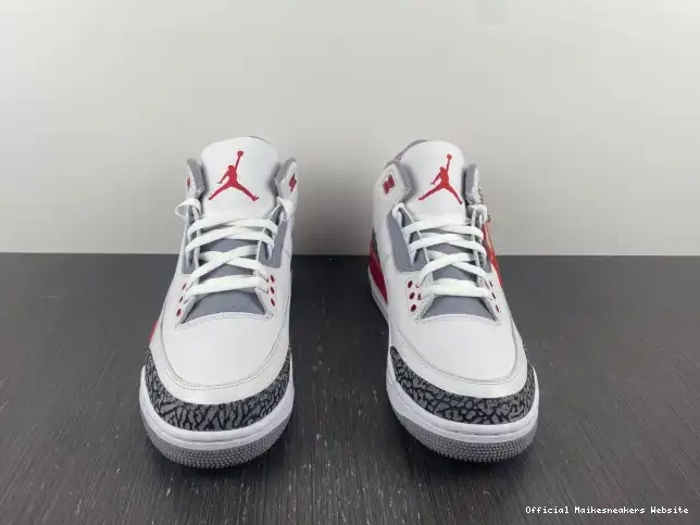Official Maikesneakers DN3707-160 Air Red Jordan OG Fire 3 0616